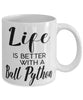 Funny Ball Python Snake Mug Life Is Better With A Ball Python Coffee Cup 11oz 15oz White