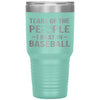 Funny Baseball Tumbler Tears of The People I beat In Baseball Laser Etched 30oz Stainless Steel Tumbler