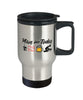 Funny Baseballer Travel Mug Adult Humor Plan For Today Baseball Beer Sex 14oz Stainless Steel