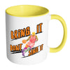 Funny Basketball Mug Bring It Don't Sing It White 11oz Accent Coffee Mugs