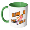 Funny Basketball Mug Bring It Don't Sing It White 11oz Accent Coffee Mugs