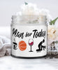 Funny Basketballer Candle Adult Humor Plan For Today Basketball Wine 9oz Vanilla Scented Candles Soy Wax