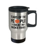 Funny Basketballer Mug Tears Of The People I Beat In Basketball Travel Mug 14oz Stainless Steel