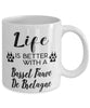 Funny Basset Fauve De Bretagne Dog Mug Life Is Better With A Basset Fauve De Bretagne Coffee Cup 11oz 15oz White