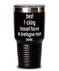 Funny Basset Fauve De Bretagne Dog Tumbler B3st F-cking Basset Fauve De Bretagne Mom Ever 30oz Stainless Steel
