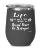 Funny Basset Fauve De Bretagne Dog Wine Glass Life Is Better With A Basset Fauve De Bretagne 12oz Stainless Steel