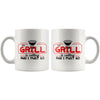 Funny BBQ Grilling Mug The Grill Is Calling I Must Go 11oz White Coffee Mugs