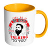 Funny Beard Mug Look Me In The Beard When Im White 11oz Accent Coffee Mugs