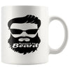 Funny Beard Mug Respect the Beard 11oz White Coffee Mugs