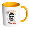 Funny Beard Mug Respect The Beard White 11oz Accent Coffee Mugs