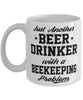 Funny Beekeeping Mug Just Another Beer Drinker With A Beekeeping Problem Coffee Cup 11oz White