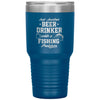 Funny Beer Fishing Tumbler Just Another Beer Drinker With A Fishing Problem Laser Etched 30oz Stainless Steel Tumbler