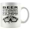 Funny Beer Mug Beer Doesnt Have Enough Vitamins Thats Why 11oz White Coffee Mugs