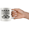 Funny Beer Mug Beer Doesnt Have Enough Vitamins Thats Why 11oz White Coffee Mugs