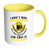 Funny Beer Mug I Can Make Beer Disappear White 11oz Accent Coffee Mugs