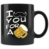 Funny Beer Mug I Mustache You For A Beer 11oz Black Coffee Mugs
