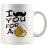 Funny Beer Mug I Mustache You For A Beer 11oz White Coffee Mugs