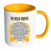 Funny Beer Mug The Beer Prayer White 11oz Accent Coffee Mugs