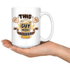 Funny Beer Mug This Guy Needs A Beer 15oz White Coffee Mugs
