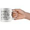 Funny Beer Wine Mug In Wine Theres Wisdom In Beer 11oz White Coffee Mugs