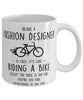 Funny Being A Fashion Designer Is Easy It's Like Riding A Bike Except Coffee Mug White