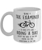 Funny Being A Tax Examiner Is Easy It's Like Riding A Bike Except Coffee Mug White