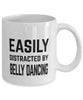 Funny Belly Dancer Mug Easily Distracted By Belly Dancing Coffee Mug 11oz White