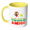 Funny BFF Mug One Amigo White 11oz Accent Coffee Mugs