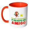 Funny BFF Mug One Amigo White 11oz Accent Coffee Mugs