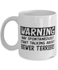 Funny Biewer Terrier Mug Warning May Spontaneously Start Talking About Biewer Terriers Coffee Cup White