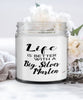 Funny Big Silver Marten Rabbit Candle Life Is Better With A Big Silver Marten 9oz Vanilla Scented Candles Soy Wax