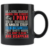 Funny Biker Prayer Mug As I Open Throttle Down The Street 11oz Black Coffee Mugs