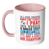 Funny Biker Prayer Mug As I Open Throttle Down The White 11oz Accent Coffee Mugs