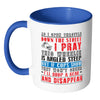 Funny Biker Prayer Mug As I Open Throttle Down The White 11oz Accent Coffee Mugs