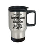 Funny Biological Science Technician Travel Mug Instant Biological Science Technician Just Add Coffee 14oz Stainless Steel