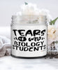 Funny Biology Professor Teacher Candle Tears Of My Biology Students 9oz Vanilla Scented Candles Soy Wax