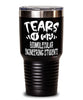 Funny Biomolecular Engineering Professor Teacher Tumbler Tears Of My Biomolecular Engineering Students 30oz Stainless Steel Black