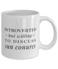 Funny Bird Mug Introverted But Willing To Discuss Sun Conures Coffee Mug 11oz White