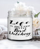 Funny Bird Watcher Candle Life Is Better With Bird Watching 9oz Vanilla Scented Candles Soy Wax