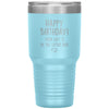 Funny Birthday Cat Dad Mom Tumbler It Is In The Litter Box Laser Etched 30oz Stainless Steel Tumbler