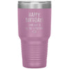 Funny Birthday Cat Dad Mom Tumbler It Is In The Litter Box Laser Etched 30oz Stainless Steel Tumbler