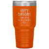 Funny Birthday Cat Dad Mom Tumbler It Is In The Litter Box Laser Etched 30oz Stainless Steel Tumbler