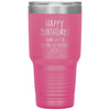 Funny Birthday Cat Dad Mom Tumbler It Is In The Litter Box Laser Etched 30oz Stainless Steel Tumbler