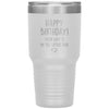 Funny Birthday Cat Dad Mom Tumbler It Is In The Litter Box Laser Etched 30oz Stainless Steel Tumbler