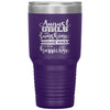 Funny Birthday Tumbler August Girls Are Sunshine Mixed With A Little Hurricane Laser Etched 30oz Stainless Steel Tumbler
