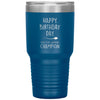 Funny Birthday Tumbler for Fathers From Your Swimming Champion Laser Etched 30oz Stainless Steel Tumbler