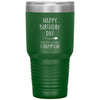 Funny Birthday Tumbler for Fathers From Your Swimming Champion Laser Etched 30oz Stainless Steel Tumbler