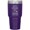 Funny Birthday Tumbler for Fathers From Your Swimming Champion Laser Etched 30oz Stainless Steel Tumbler