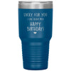 Funny Birthday Tumbler For Husband Boyfriend Lucky For You I Like Older Men Laser Etched 30oz Stainless Steel Tumbler