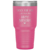 Funny Birthday Tumbler For Husband Boyfriend Lucky For You I Like Older Men Laser Etched 30oz Stainless Steel Tumbler